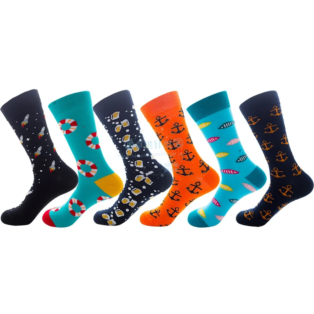 Beer, swimming rings, boat anchor, fish, rocket, boat anchor, men's and women's cotton tube socks ZQ041
Beer, swimming rings, boat anchor, fish, rocket, boat anchor, men's and women's cotton tube socks ZQ041