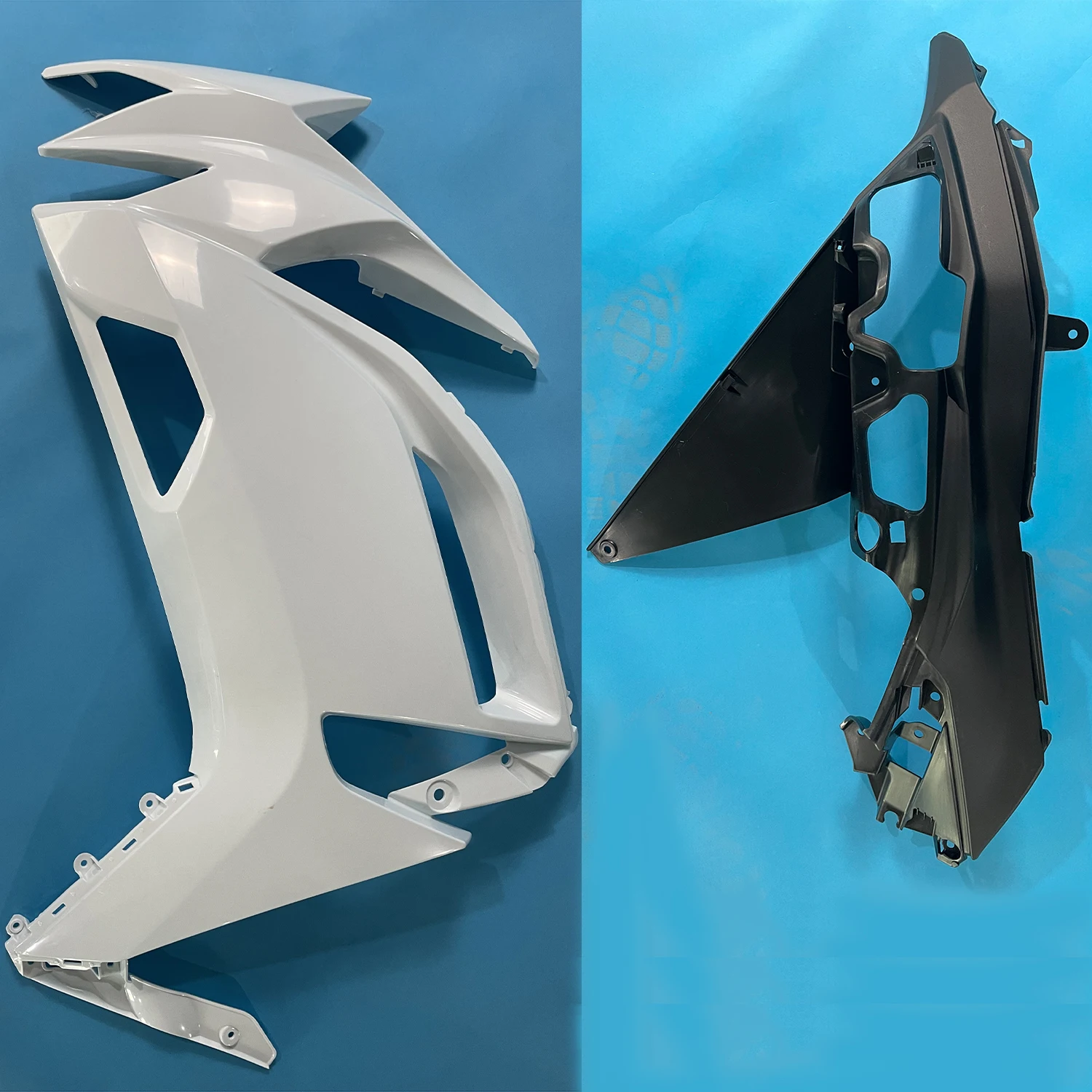 

Fit For KAWASAKI NINJA 650 ER6F 2020 - 2023 2 Pcs Left Part Batwing Fairing Bodywork Panel ER-6F NINJA650