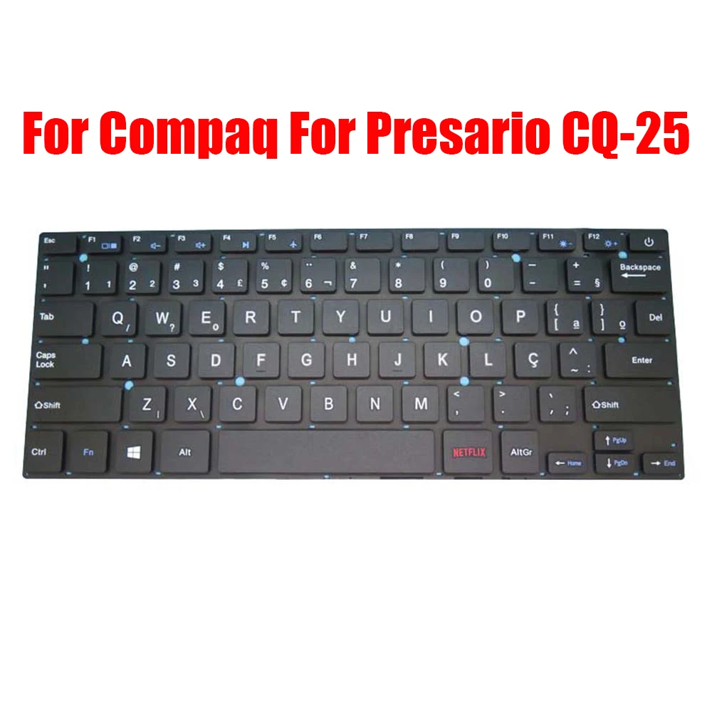 Клавиатура для ноутбука Compaq, для Presario CQ-25, Бразильская, черная, без рамки, Новинка
Клавиатура для ноутбука Compaq, для Presario CQ-25, Бразильская, черная, без рамки, Новинка