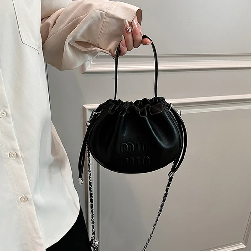 

Women's Crossbody Bag Purse Soft Cloud Bag Fashion One-shoulder Tote Bag Versatile Pleated Pouch Chain One Shoulder Bag