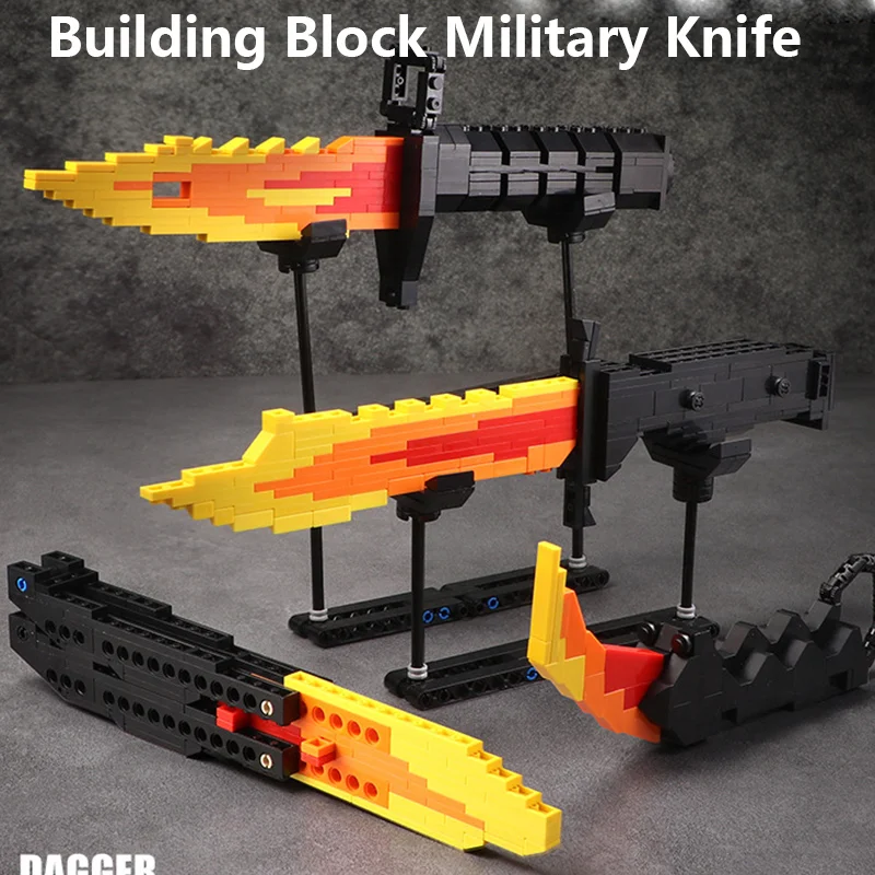 91PCS+Building Block Butterfly Knife Model Military Dagger Bayonet Brick Accessories Compatible Weapons Assembling Toys For Boy
91PCS+Building Block Butterfly Knife Model Military Dagger Bayonet Brick Accessories Compatible Weapons Assembling Toys For Boy