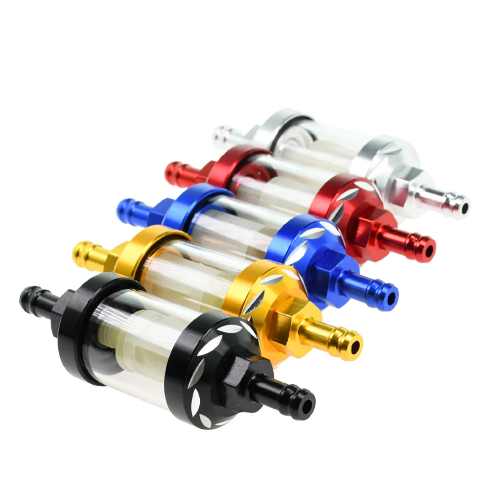 Motorcycle Aluminum Alloy Fuel Filter Gas Fuel Gasoline Oil Filter Moto Accessories For ATV Dirt Pit Bike Motocross Equipments
Motorcycle Aluminum Alloy Fuel Filter Gas Fuel Gasoline Oil Filter Moto Accessories For ATV Dirt Pit Bike Motocross Equipments