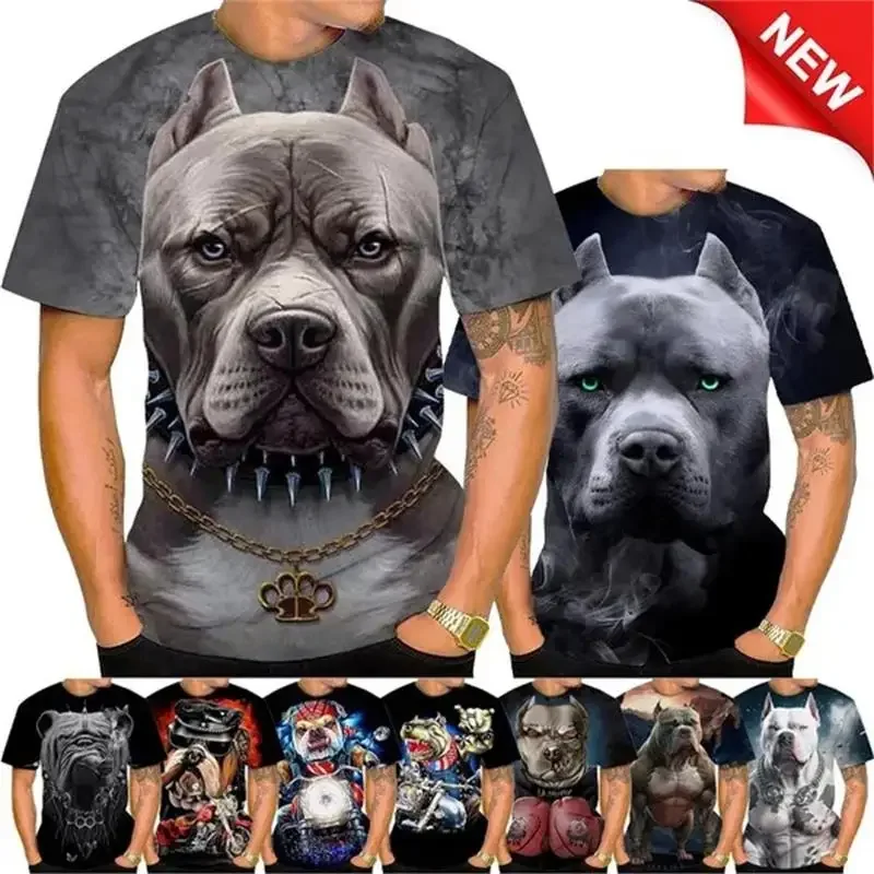Bulldog Boxing T-shirt Men Cool Design 3D Bulldog Print T-shirt Novel Personality T-shirt Fashion Streetwear
Bulldog Boxing T-shirt Men Cool Design 3D Bulldog Print T-shirt Novel Personality T-shirt Fashion Streetwear