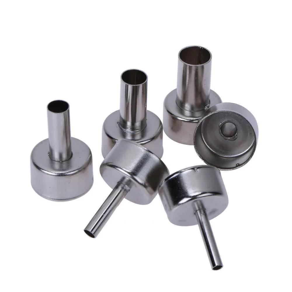6pcs Universal Nozzle For 858 Series Heat Resistant Soldering Station Useful Heat Resistant Stainless Steel Hot Air Station Pack
6pcs Universal Nozzle For 858 Series Heat Resistant Soldering Station Useful Heat Resistant Stainless Steel Hot Air Station Pack