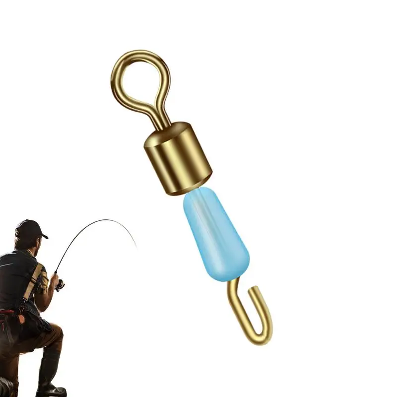 Quick Change Fishing Clip Silicone Rolling Connector Fishing Swivel Snaps Thickened Anti-tangling Safety Snap Fishing For 
Quick Change Fishing Clip Silicone Rolling Connector Fishing Swivel Snaps Thickened Anti-tangling Safety Snap Fishing For