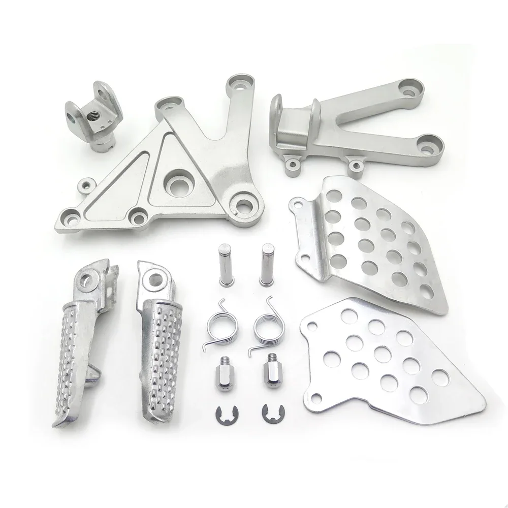 Silver Front Rider Foot Pegs Bracket Fit for Honda CBR600RR 2003-2006 2004 2005 03-06 Aftermarket Motorcycle Parts
Silver Front Rider Foot Pegs Bracket Fit for Honda CBR600RR 2003-2006 2004 2005 03-06 Aftermarket Motorcycle Parts