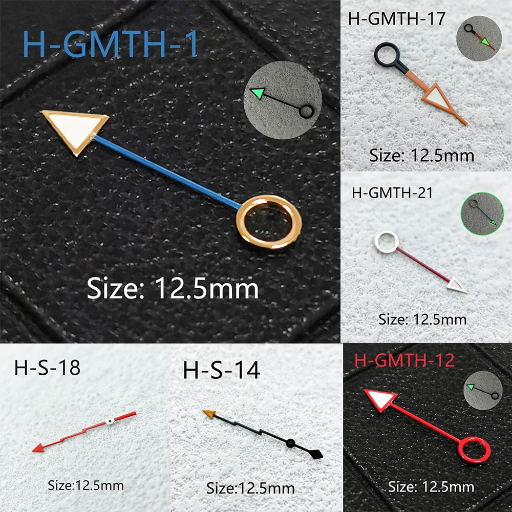 GMT Lightning Watch Hands Watch Needles Green Luminous Suitable For NH35/NH36 Movement Waterproof Watch Modification Accessories
GMT Lightning Watch Hands Watch Needles Green Luminous Suitable For NH35/NH36 Movement Waterproof Watch Modification Accessories