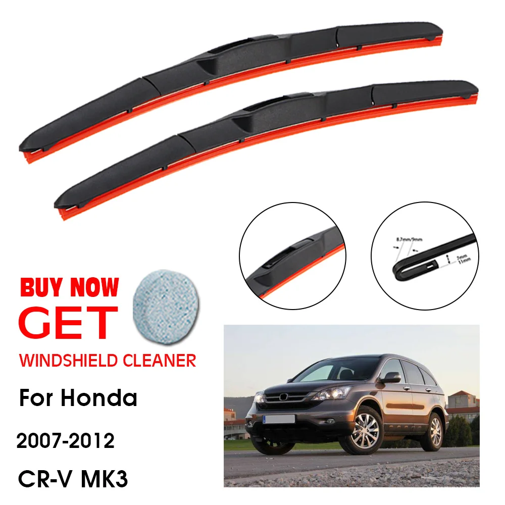 Car Wiper For Honda CR-V MK3 26"+17" 2007-2012 Front Window Washer Windscreen Windshield Silica Gel Wiper Blades Accessorie
Car Wiper For Honda CR-V MK3 26"+17" 2007-2012 Front Window Washer Windscreen Windshield Silica Gel Wiper Blades Accessorie