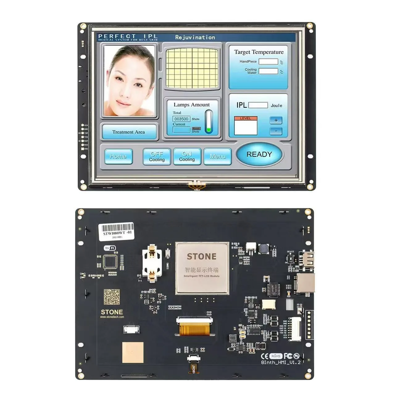 8 Inch HMI Intelligent LCD Module TFT Display Touch Screen with Free GUI Software Easy To Operate Support Any MCU
8 Inch HMI Intelligent LCD Module TFT Display Touch Screen with Free GUI Software Easy To Operate Support Any MCU