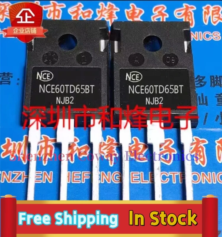 

10PCS-30PCS NCE60TD65BT TO-247 650V 60A IGBT In Stock Fast Shipping