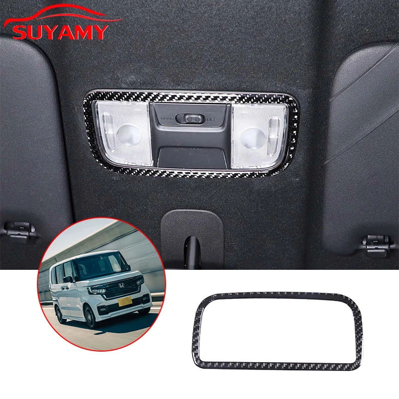 Soft Carbon Fiber Car Roof Reading Light Frame Trim Sticker For Honda N-Box JF3 JF4 2017-2021 Car Accessories
Soft Carbon Fiber Car Roof Reading Light Frame Trim Sticker For Honda N-Box JF3 JF4 2017-2021 Car Accessories