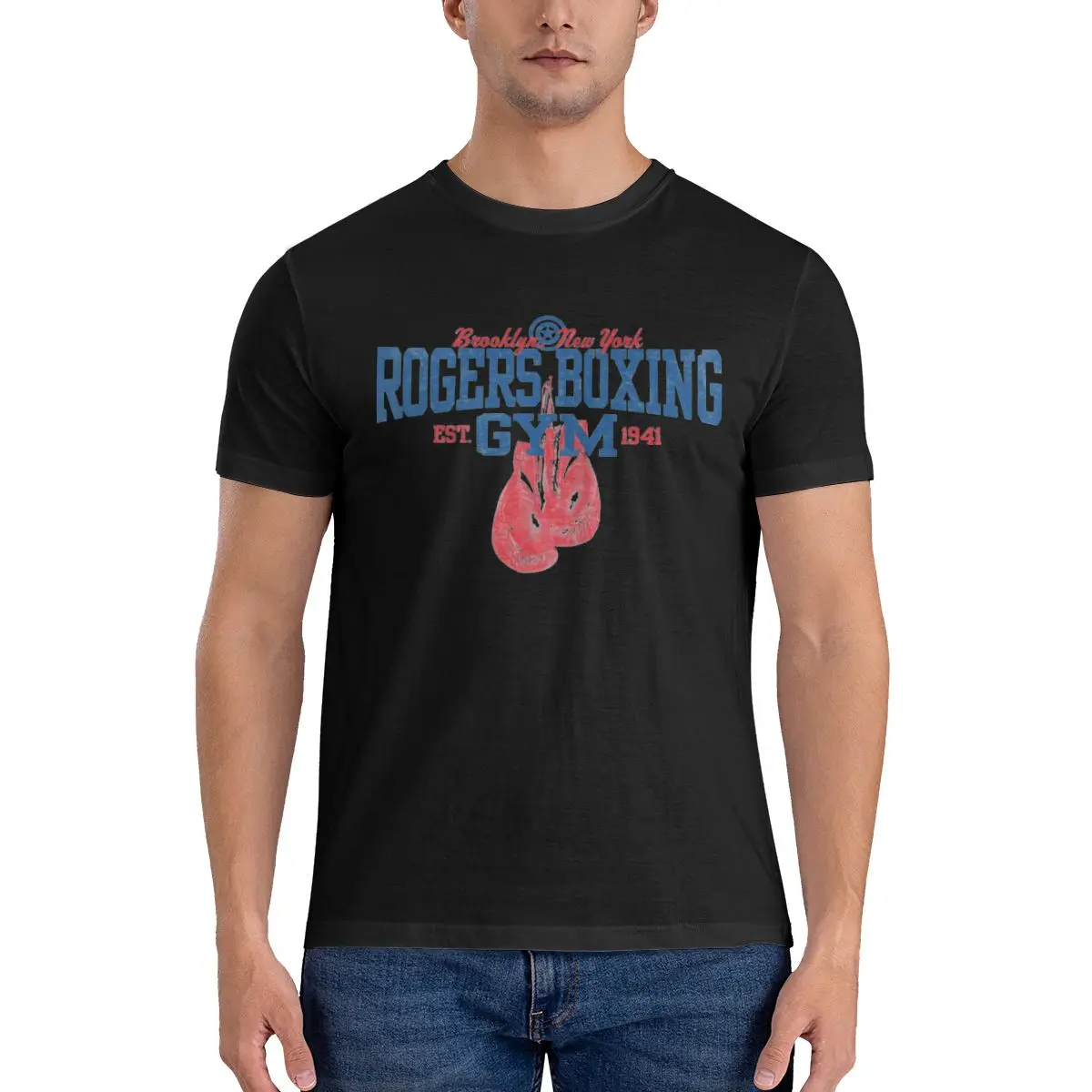 Rogers Boxing Gym T Shirt for Men Pure Cotton Novelty T-Shirts Crew Neck MMA Boxing Tees Short Sleeve Clothes Printed
Rogers Boxing Gym T Shirt for Men Pure Cotton Novelty T-Shirts Crew Neck MMA Boxing Tees Short Sleeve Clothes Printed