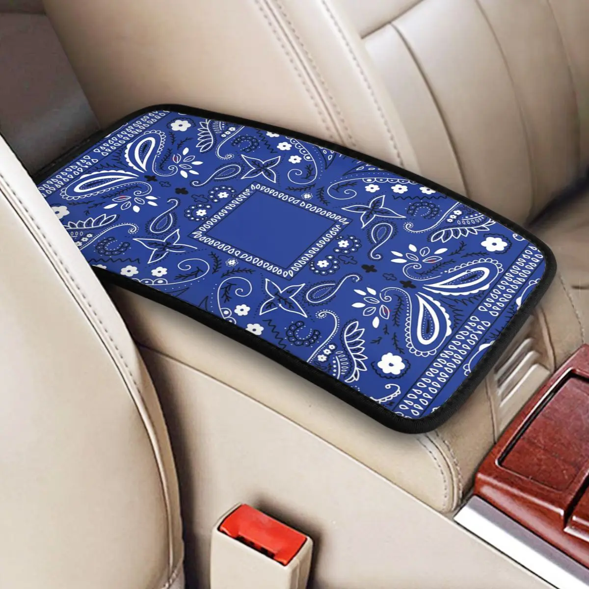 Center Console Cover Pad for Car Auto Paisley Pattern Bandana Style Car Arm Rest Mat Car Decor Accessories Storage Box Cover
Center Console Cover Pad for Car Auto Paisley Pattern Bandana Style Car Arm Rest Mat Car Decor Accessories Storage Box Cover