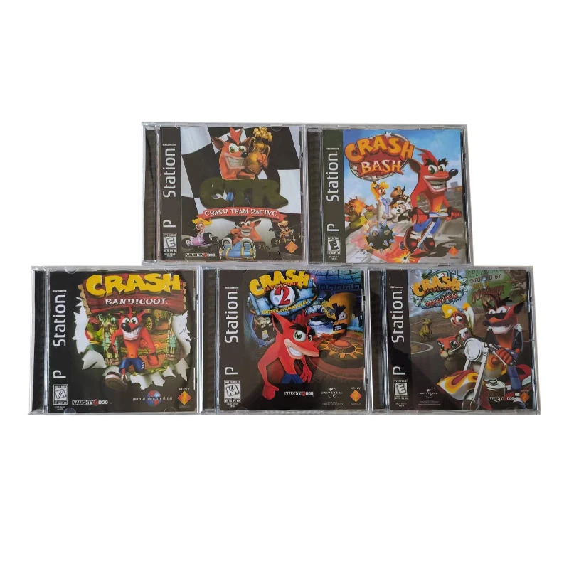 PS1 копия игрового диска полосатая полоса Bandicoot разблокированная консоль станция 1 ретро оптический драйвер видео игра части машины
PS1 копия игрового диска полосатая полоса Bandicoot разблокированная консоль станция 1 ретро оптический драйвер видео игра части машины