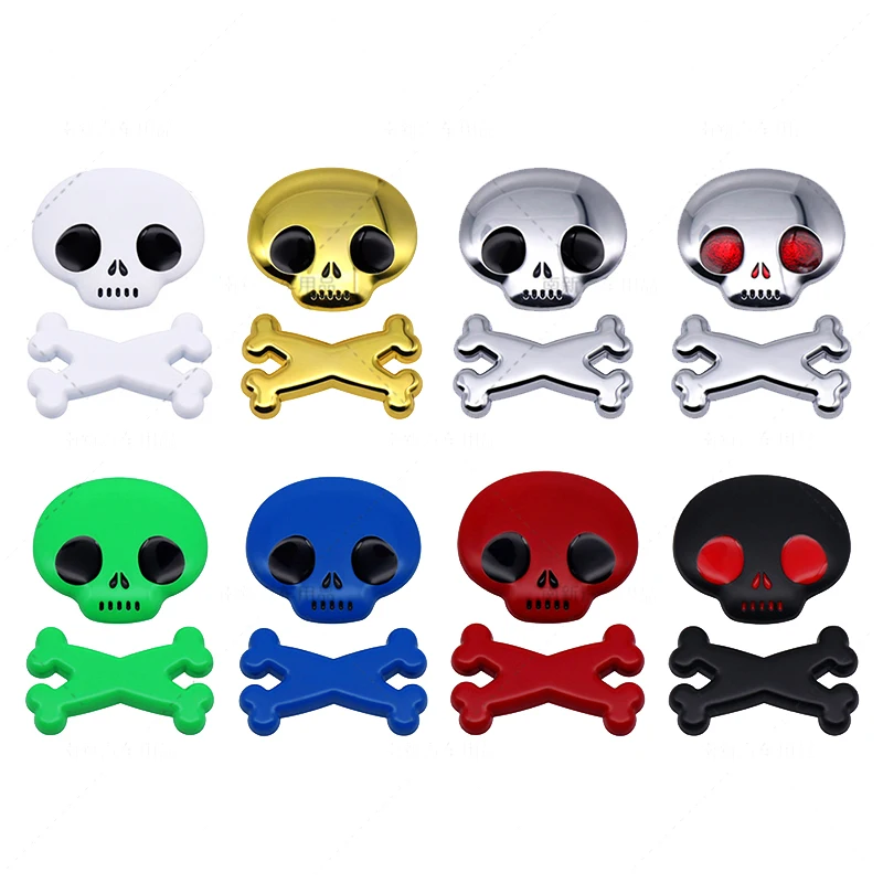 3D Metal Personality Skull Head Skull Head Cute Little Ghost Head Logo Decals Emblem Badge Car Body Sticker
3D Metal Personality Skull Head Skull Head Cute Little Ghost Head Logo Decals Emblem Badge Car Body Sticker