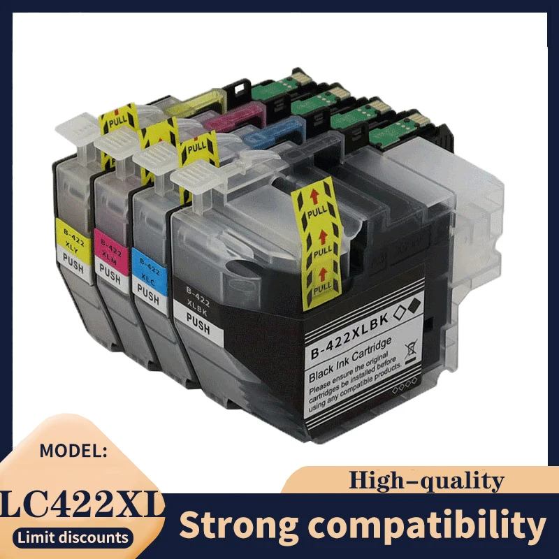 Совместимый картридж с чернилами LC422XL LC422 для Brother MFC-J5340DW MFC-J5345DW J6940DW с большой емкостью
Совместимый картридж с чернилами LC422XL LC422 для Brother MFC-J5340DW MFC-J5345DW J6940DW с большой емкостью