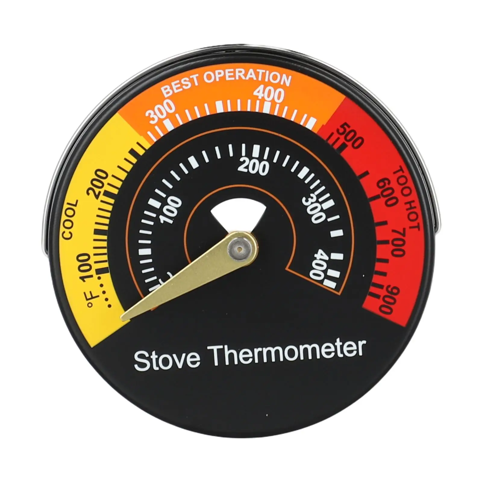 Aluminum Alloy Fireplace Fan Thermometer Oven Magnetic Dial Temperature Stove Top Thermometer For Fireplace Chimney
Aluminum Alloy Fireplace Fan Thermometer Oven Magnetic Dial Temperature Stove Top Thermometer For Fireplace Chimney