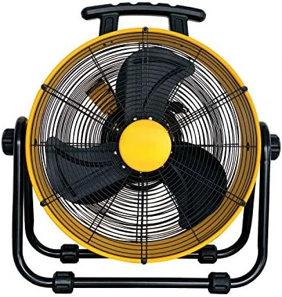 

High-Velocity Industrial,Floor,Drum,Barn,Warehouse Fan Heavy Duty Mover Portable Air Circulator 3-Speed Adjustable Tilt, 20"