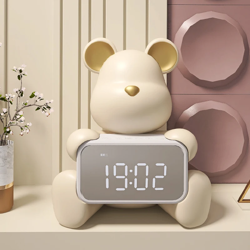 Cute Bear Shaped Clock Ornament Sculptures & Statuette Silent Desktop Clocks Nordic Furniture Room Decors Aesthetic Gifts
Cute Bear Shaped Clock Ornament Sculptures & Statuette Silent Desktop Clocks Nordic Furniture Room Decors Aesthetic Gifts
