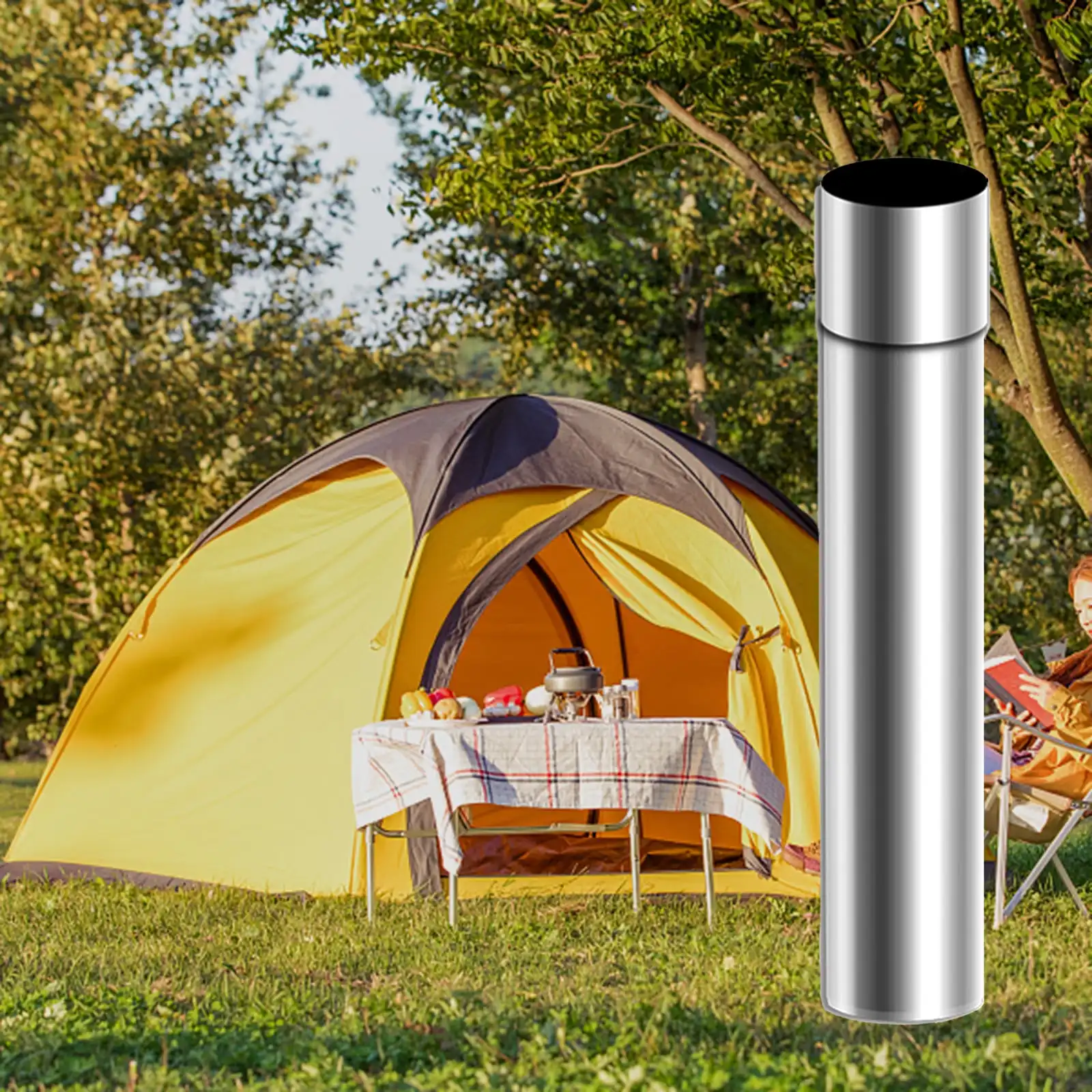 Stainless Steel Exhaust Pipe For Household Fireplace Outdoor Camping Wood Stove Smoke Exhaust Accessories 30 40x6cm Diameter
Stainless Steel Exhaust Pipe For Household Fireplace Outdoor Camping Wood Stove Smoke Exhaust Accessories 30 40x6cm Diameter