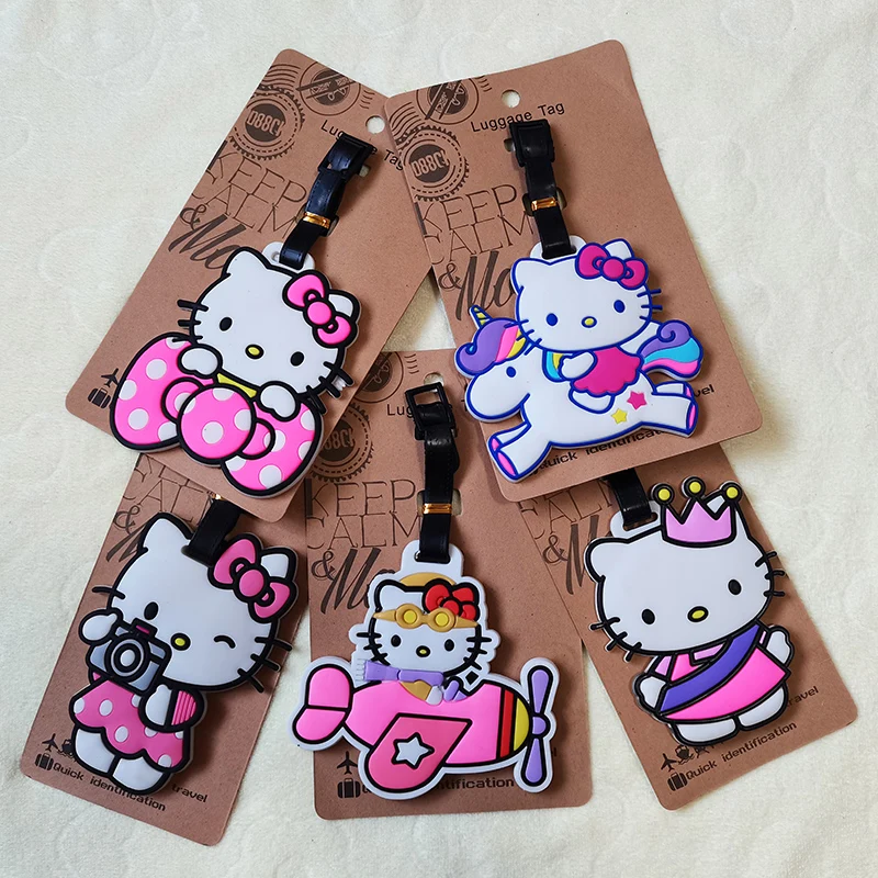 Cartoon Cat Hello Kitty Luggage Tag Travel Case Luggage Tag Backpack Luggage Listing Silicone Check-in Pass
Cartoon Cat Hello Kitty Luggage Tag Travel Case Luggage Tag Backpack Luggage Listing Silicone Check-in Pass
