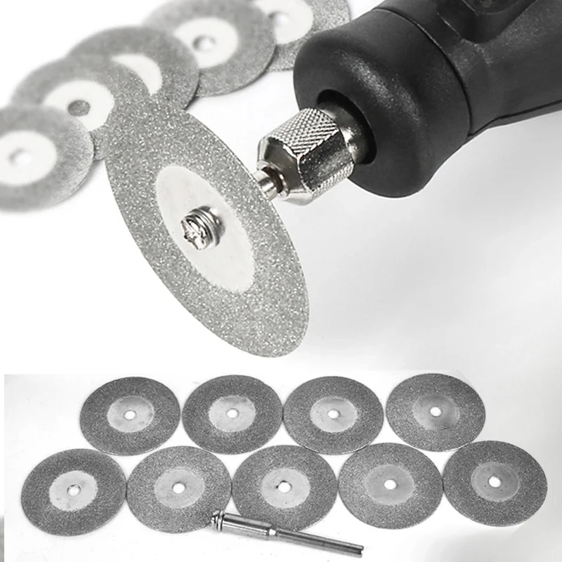 

Mini Cutting Disc With 2X Shank For Hand Drill Rotory Tool Dremel Drill Fit Rotary Tool Circular Saw Blade Abrasive Diamond Disc