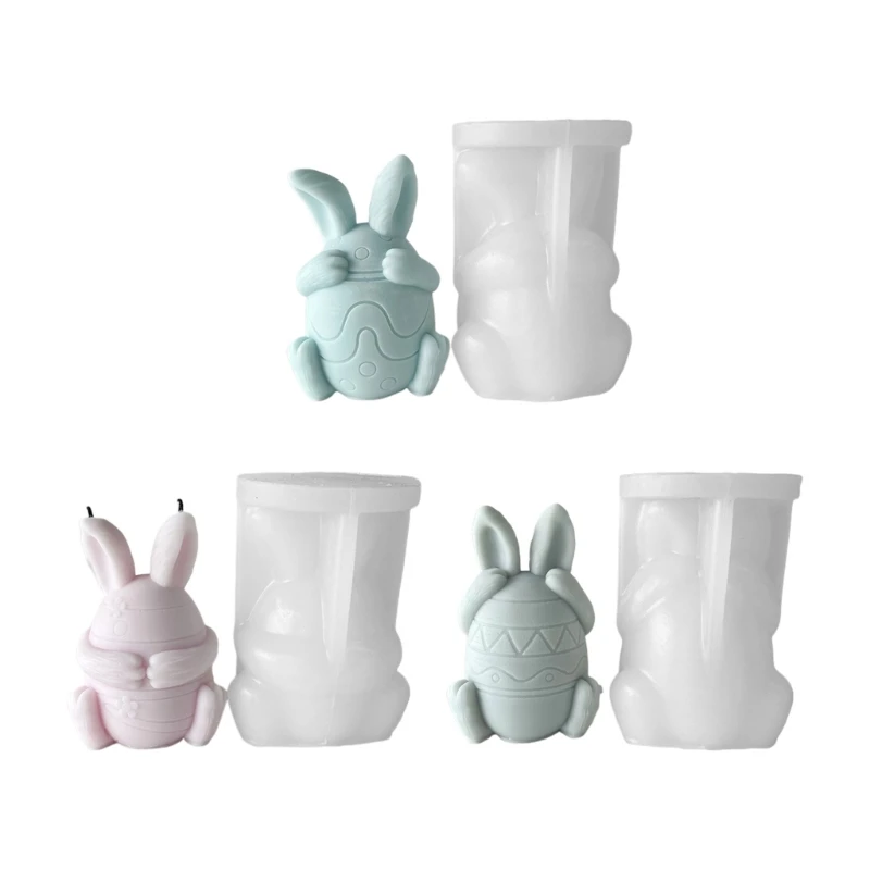 Face-less Rabbit Candle Silicone Mold Handmade Desktop Decoration Gypsum Mould
Face-less Rabbit Candle Silicone Mold Handmade Desktop Decoration Gypsum Mould