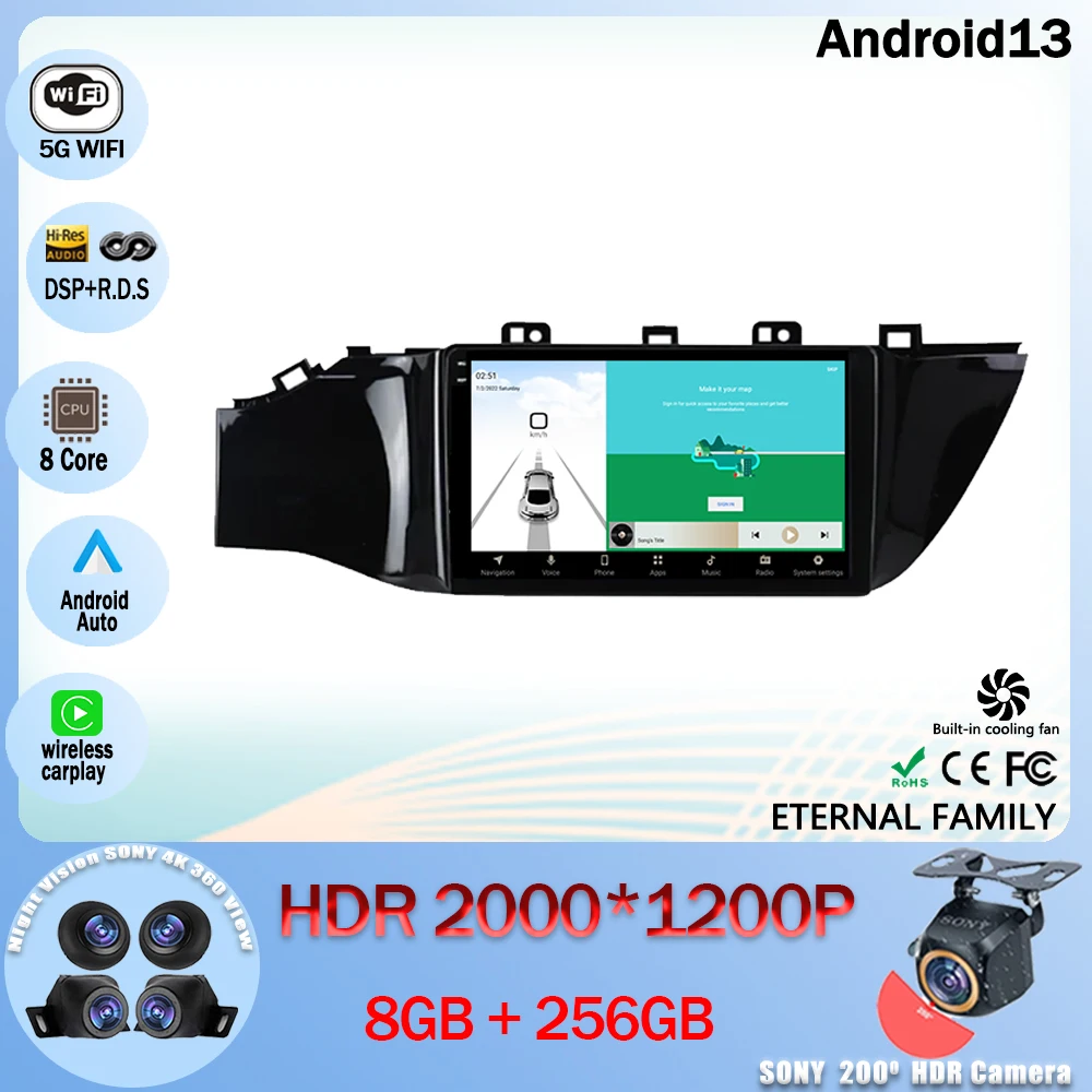 Android 13 Car Radio Multimedia Video Player Navigation GPS For Kia RIO 4 2016 - 2020 5G WIFI BT 4G LET No 2din DVD CPU HDR QLED
Android 13 Car Radio Multimedia Video Player Navigation GPS For Kia RIO 4 2016 - 2020 5G WIFI BT 4G LET No 2din DVD CPU HDR QLED