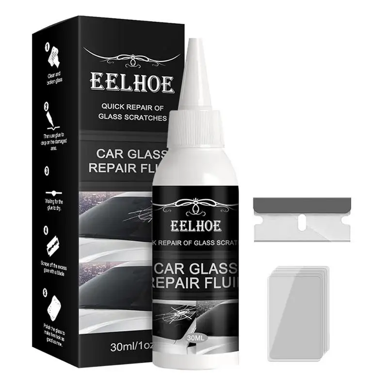 Car Glass Windshield Crack Repair Kit Cracked Glass Repair Fluid 30ml Windshield Repair Spray For Chips And Star Shaped Cracks
Car Glass Windshield Crack Repair Kit Cracked Glass Repair Fluid 30ml Windshield Repair Spray For Chips And Star Shaped Cracks