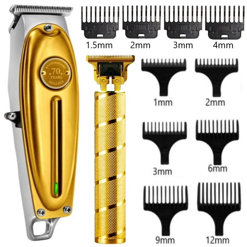 Kemei 1949 Professional Hair Clipper Beard Trimmer for Cordless Hair Trimmer T-Blade Carving Clippers T9 Hair Cut Set
Kemei 1949 Professional Hair Clipper Beard Trimmer for Cordless Hair Trimmer T-Blade Carving Clippers T9 Hair Cut Set