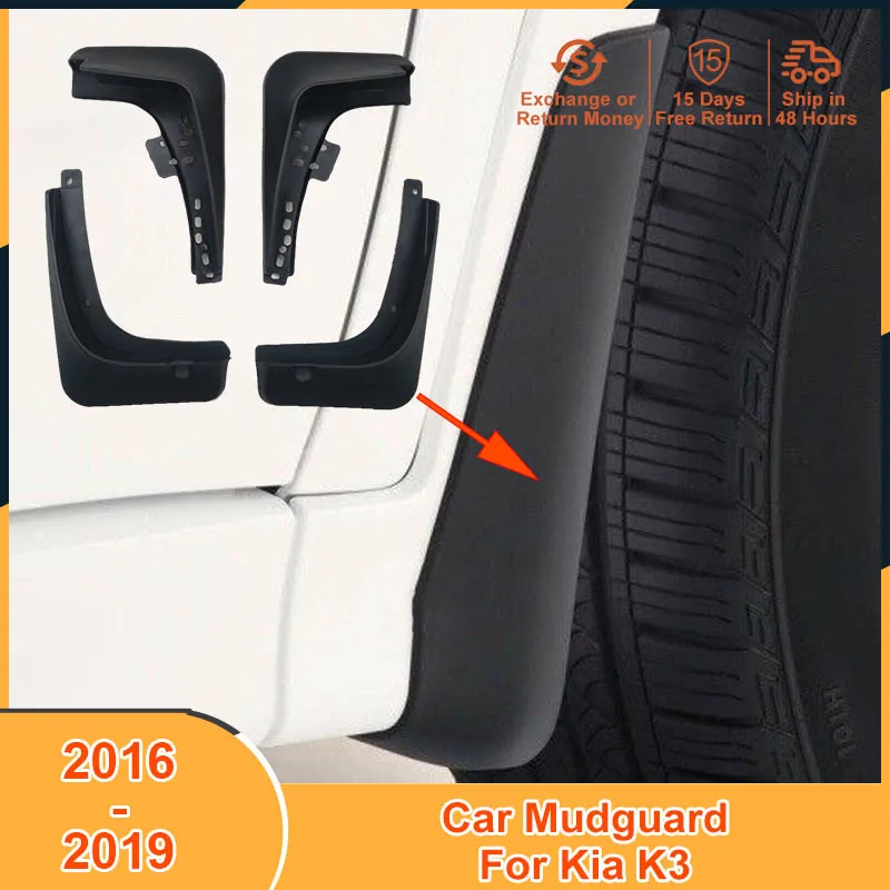 2016-2019 Car Mudguard Mud Flaps for Kia K3 2016 2017 2018 2019 Accessories Mudflaps Protector Splash Guards Fender Black PVC
2016-2019 Car Mudguard Mud Flaps for Kia K3 2016 2017 2018 2019 Accessories Mudflaps Protector Splash Guards Fender Black PVC