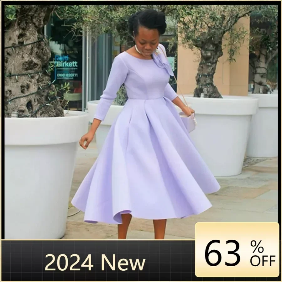 Women White Dresses Party O Neck Three Quarter Sleeves High Waist A Line Pleated Summer Fashion Evening Birthday Gowns 2024 New
Women White Dresses Party O Neck Three Quarter Sleeves High Waist A Line Pleated Summer Fashion Evening Birthday Gowns 2024 New