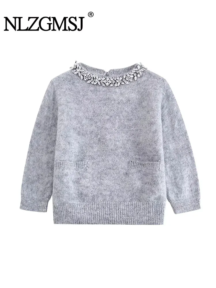 TRAF 2024 ювелирные изделия воротник короткие свитера для женщин элегантный вязаный свитер женские пуловеры с коротким рукавом женские трикотажные топы
TRAF 2024 ювелирные изделия воротник короткие свитера для женщин элегантный вязаный свитер женские пуловеры с коротким рукавом женские трикотажные топы