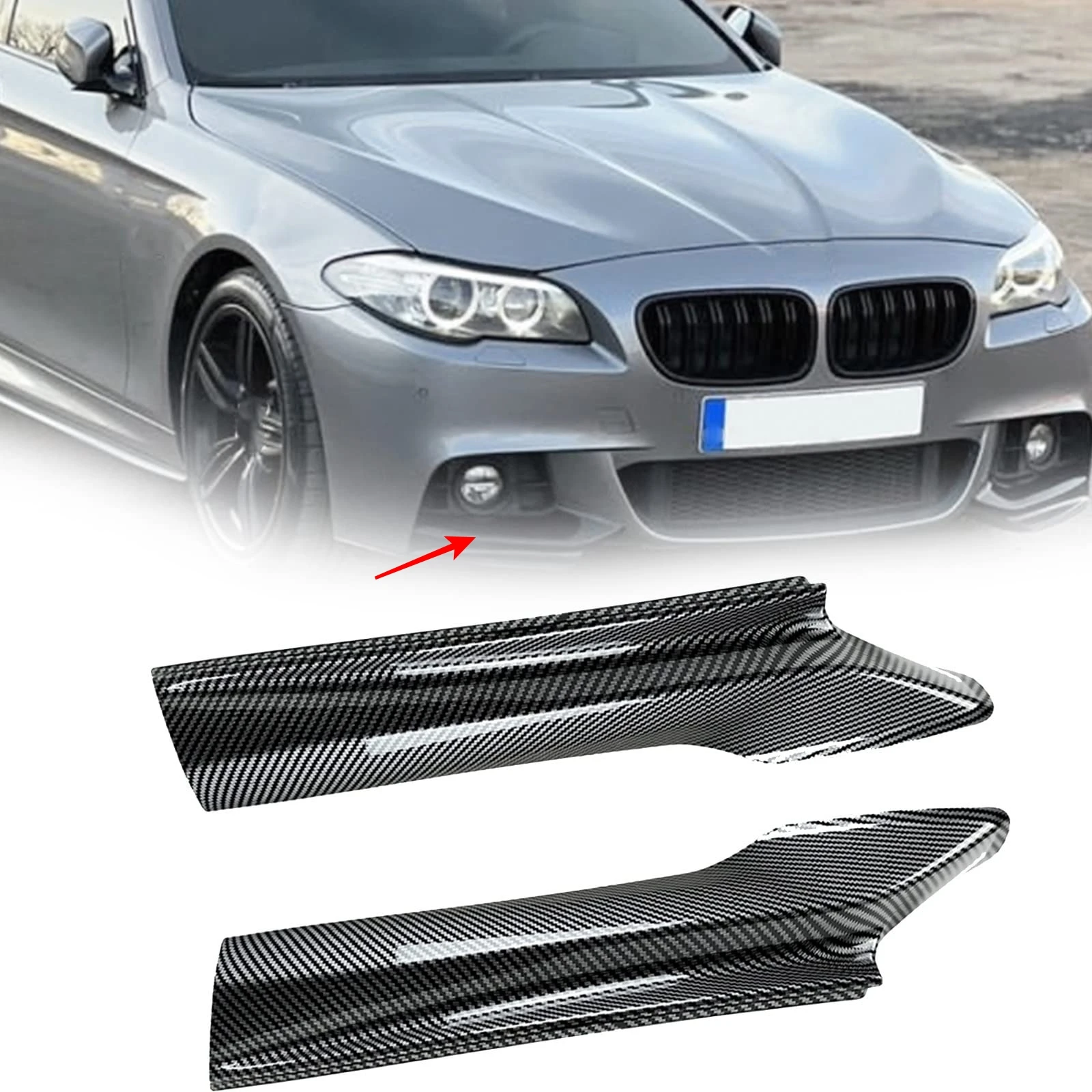 For BMW 5 Series F10 F11 M Sport 520i 530i 2010-2016 Gloss Black Car Front Bumper Lip Splitter Spoiler Diffuser Body Kits Tuning
For BMW 5 Series F10 F11 M Sport 520i 530i 2010-2016 Gloss Black Car Front Bumper Lip Splitter Spoiler Diffuser Body Kits Tuning