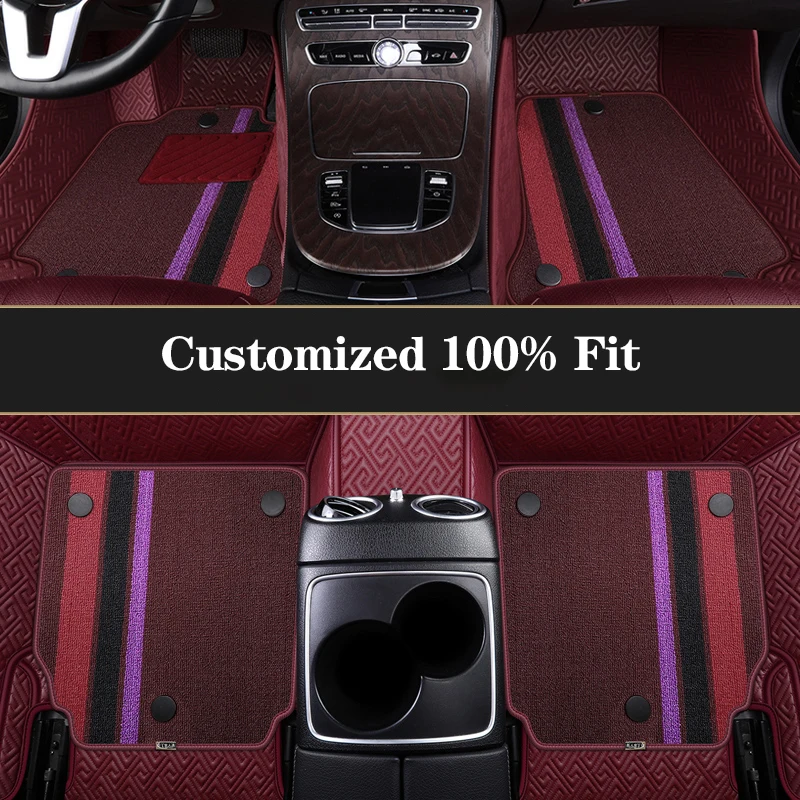 

PU Car Floor Mats For BMW G30 2020-2022 Tapis Voiture Auto Styling Carpet Dropshipping Center Accessories Interiors Foot Pads
