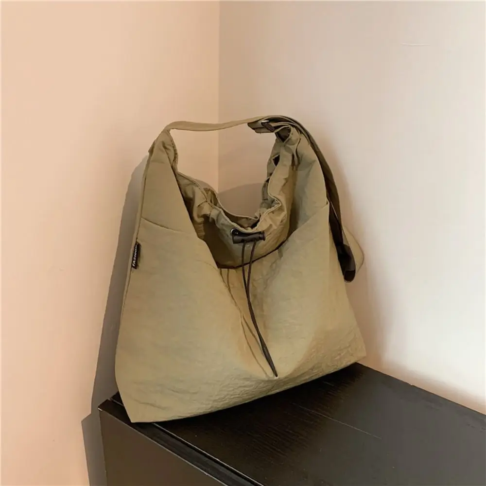 New Fashion Women Shoulder Bag Nylon Casual High Quality Tote Bag Solid Color Basic Style Crossbody Bag New Fashion Women Shoulder Bag Nylon Casual High Quality Tote Bag Solid Color Basic Style Crossbody Bag
