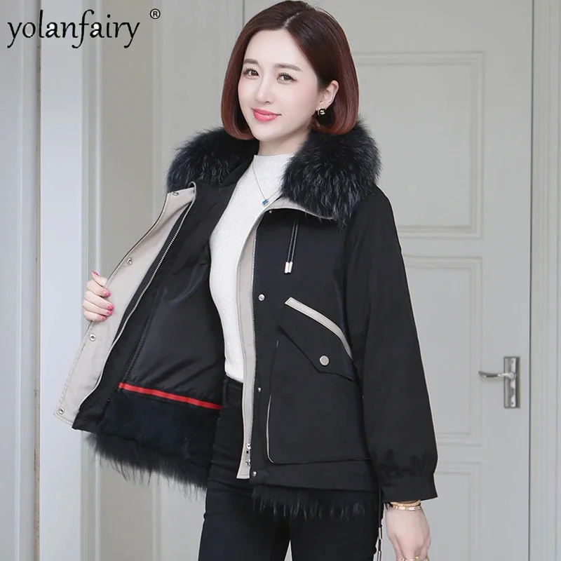 Real Fur Coat Female Parkas Women's Coats Rabbit Linner Raccoon Collar Jacket Women 2023 Winter New FCY5074
Real Fur Coat Female Parkas Women's Coats Rabbit Linner Raccoon Collar Jacket Women 2023 Winter New FCY5074