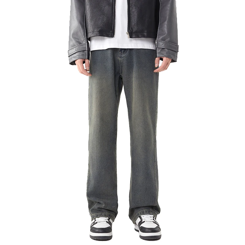 Washed Fashion Brand High Street American Hip Hop Straight Jeans Classic Retro All-Match Fashionable Loose Jeans Men's Gray
Washed Fashion Brand High Street American Hip Hop Straight Jeans Classic Retro All-Match Fashionable Loose Jeans Men's Gray