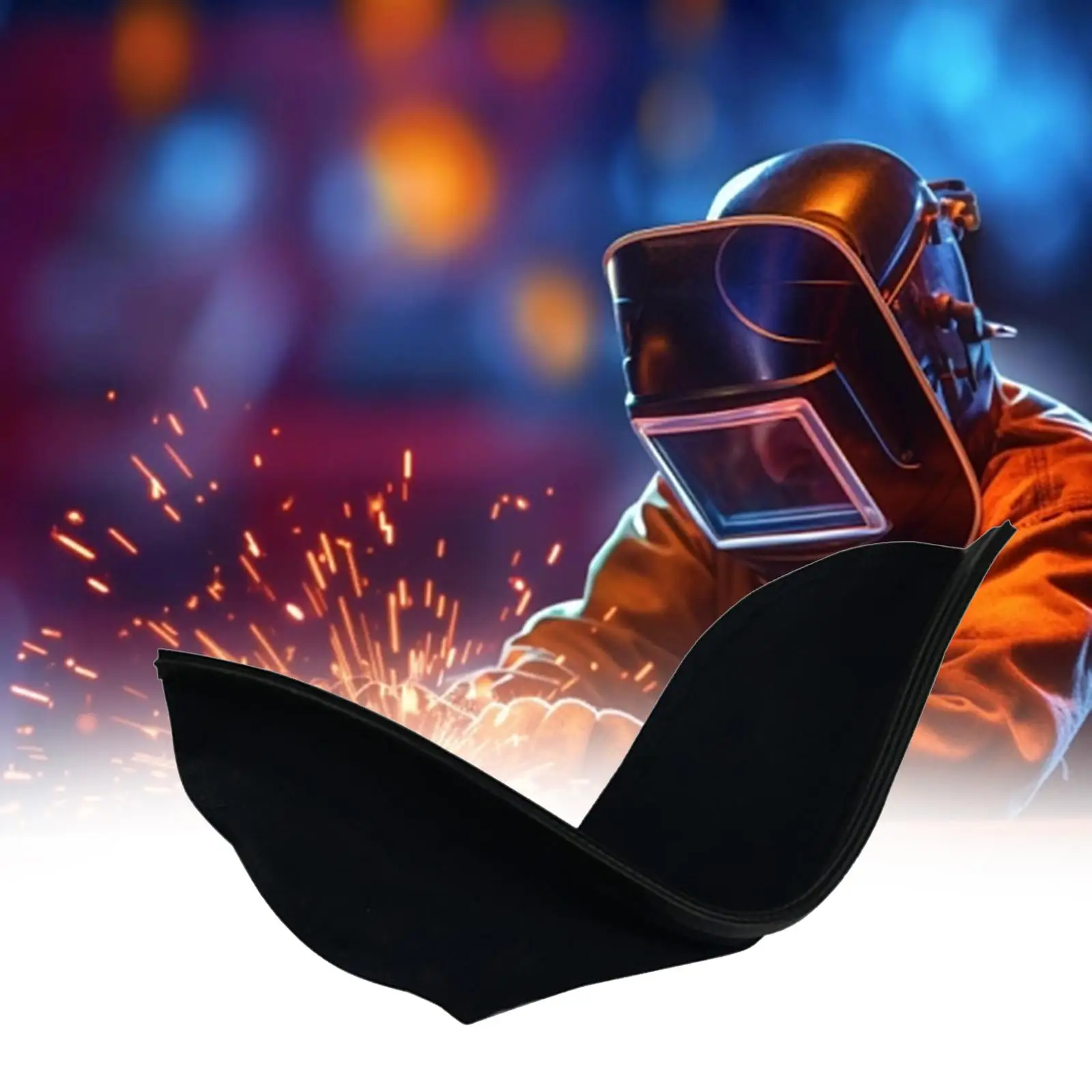 Welding Helmet Bib Heat Resistant Easy to Install Durable Welding Face Bib Scarf Welder Bib for Weld
Welding Helmet Bib Heat Resistant Easy to Install Durable Welding Face Bib Scarf Welder Bib for Weld