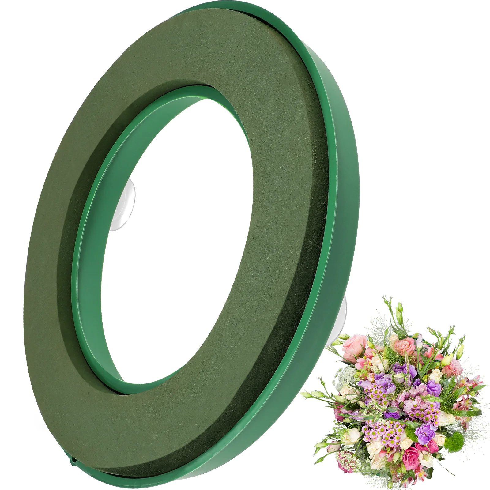 Wedding Car Ring Shape Flower Foam Sucker With Mud DIY Flower Arrangement Floral Block Artificial Mud Decoration
Wedding Car Ring Shape Flower Foam Sucker With Mud DIY Flower Arrangement Floral Block Artificial Mud Decoration