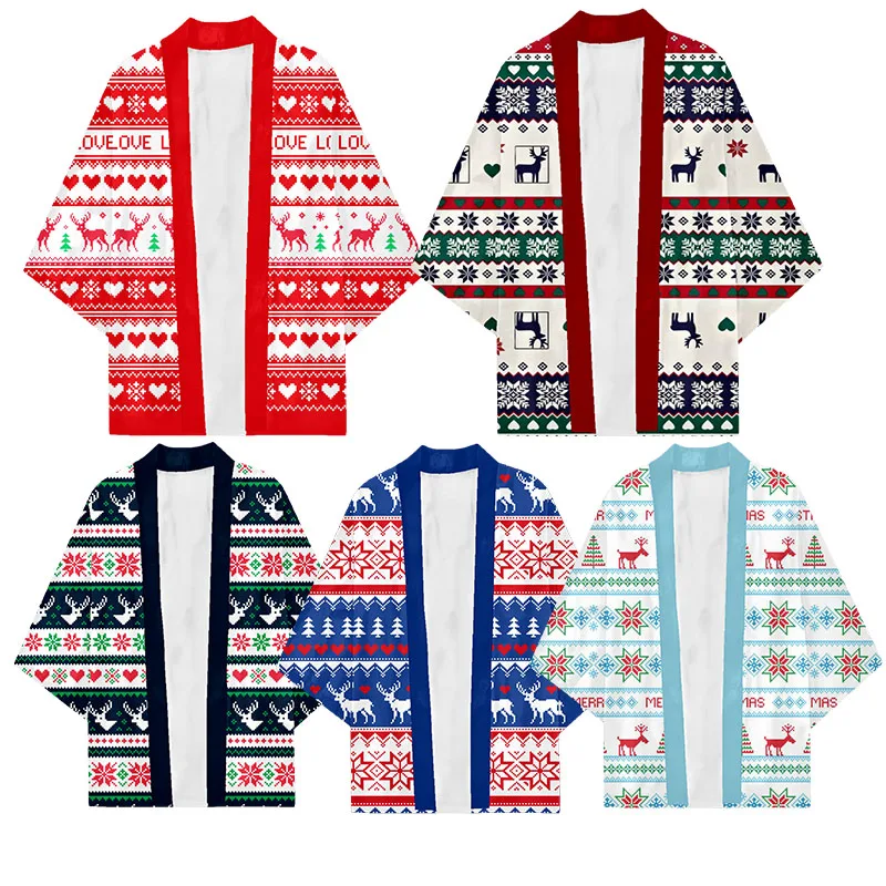 Claus Santa Red Cloak Kimonos Cosplay Costumes for Adult Kids Christmas Halloween Xmas Party Outfits Cape New Year Kids Gift
Claus Santa Red Cloak Kimonos Cosplay Costumes for Adult Kids Christmas Halloween Xmas Party Outfits Cape New Year Kids Gift