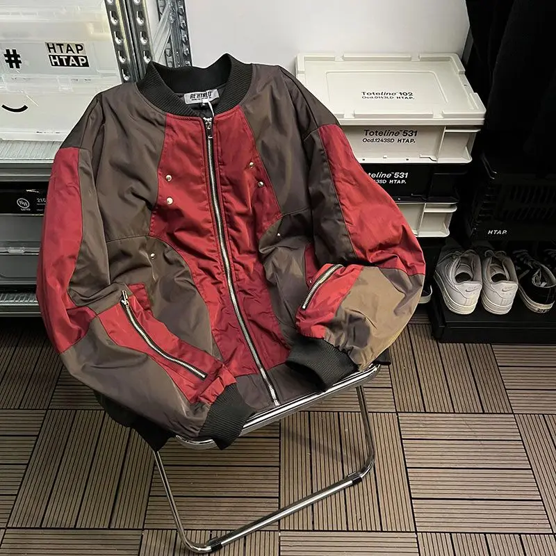 Deeptown Vintage Women's Moto Biker Zipper Jacket Hippie Streetwear Red Bomber Jacket Oversize Baseball Jumper Goth Harajuku New
Deeptown Vintage Women's Moto Biker Zipper Jacket Hippie Streetwear Red Bomber Jacket Oversize Baseball Jumper Goth Harajuku New