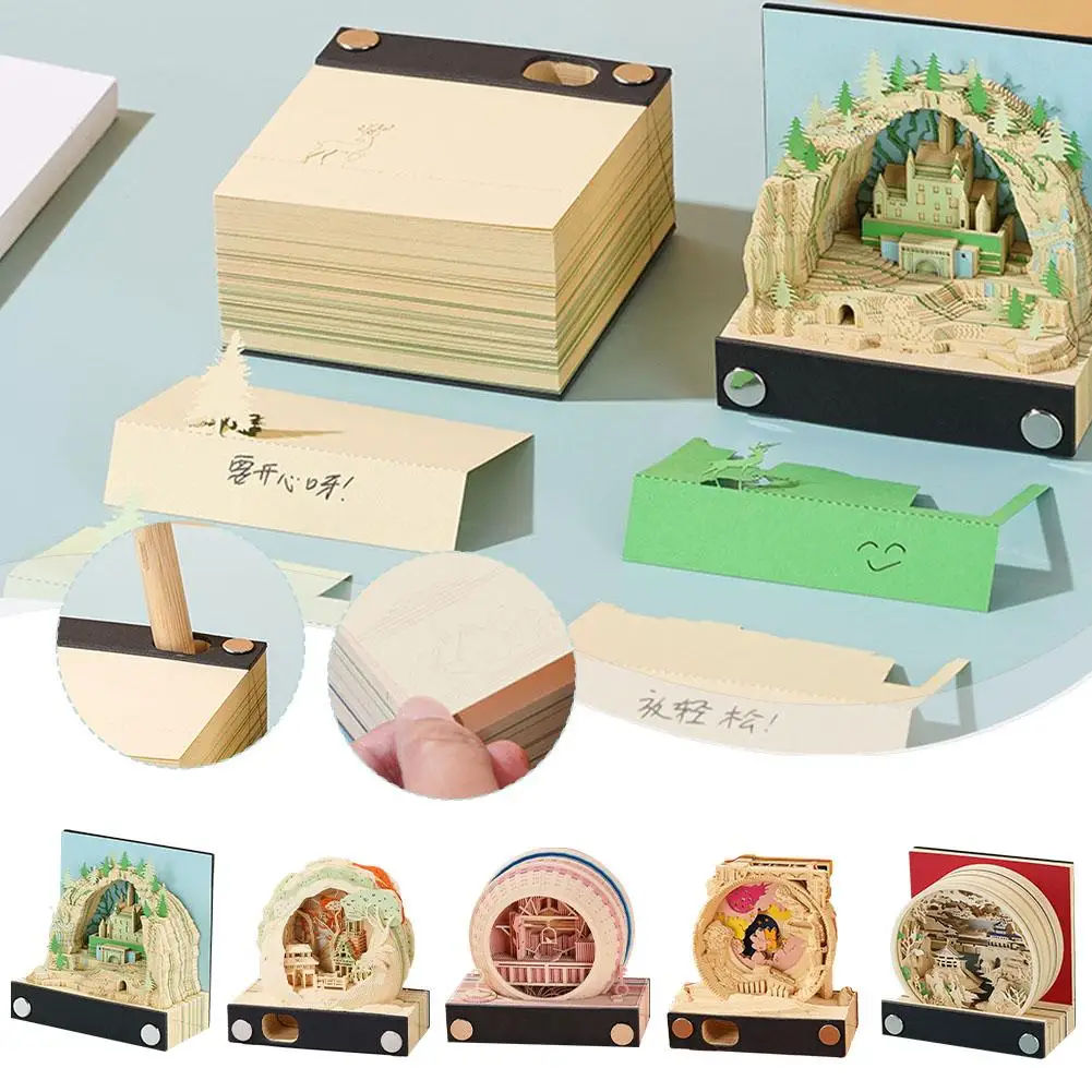 3D Paper Art Notepad Creative Hand-tear Paper Carving Desktop Crafts Office Home Decorations Study Gifts Ornaments Student W6O4
3D Paper Art Notepad Creative Hand-tear Paper Carving Desktop Crafts Office Home Decorations Study Gifts Ornaments Student W6O4