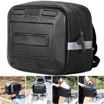 Bolsa para Scooter Elétrica: Armazenamento Seguro e Protegido 9 Electric Bike Rear Seat Bag Case Hard Sheel Large Capacity Rainproof Bicycle Luggage Bags Tool Storage Case for E-bike Scooters