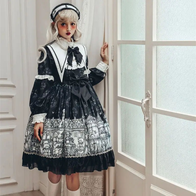 2023 New Summer Dressed Girl Original Design Lolita Dark Undead Doll Gothic Style Long Sleeved Free Shipping
2023 New Summer Dressed Girl Original Design Lolita Dark Undead Doll Gothic Style Long Sleeved Free Shipping