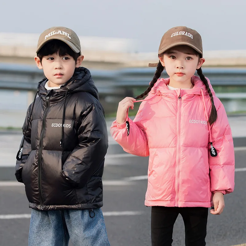 2023 Autumn Winter Children Down Jacket Baby Boy Girl Fashion Solid Color Hooded Bread Coat 3-12 Years Teenage Warm Outerwear
2023 Autumn Winter Children Down Jacket Baby Boy Girl Fashion Solid Color Hooded Bread Coat 3-12 Years Teenage Warm Outerwear