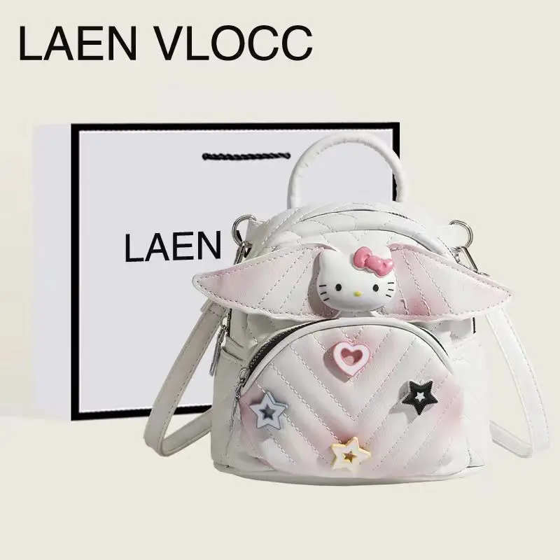 Sanrio Bag Hellokitty Cute KT Tie Dye Wings Shoulder Small Backpack Female 2023 New Fashion Niche Mini Shoulder Bag
Sanrio Bag Hellokitty Cute KT Tie Dye Wings Shoulder Small Backpack Female 2023 New Fashion Niche Mini Shoulder Bag