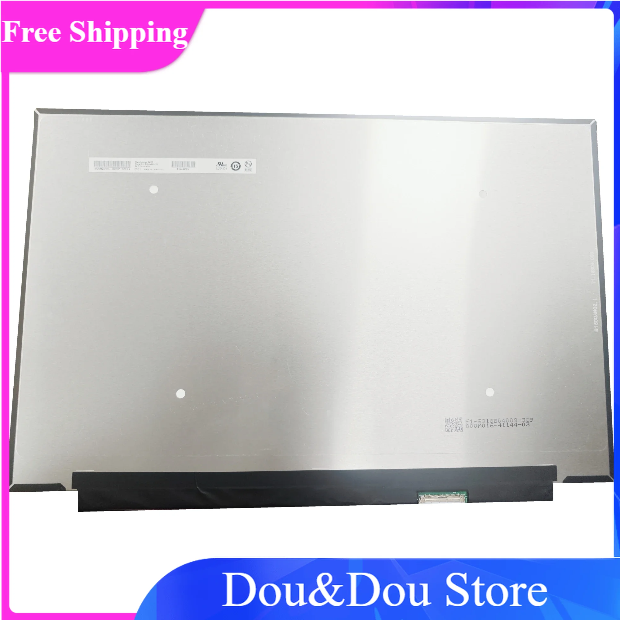 B160QAN02.N IPS 2560x1600 матрица 16,0 дюймов ноутбук 165 Гц EDP 40 контактов Оригинальный дисплей сменная панель ЖК-экран
B160QAN02.N IPS 2560x1600 матрица 16,0 дюймов ноутбук 165 Гц EDP 40 контактов Оригинальный дисплей сменная панель ЖК-экран
