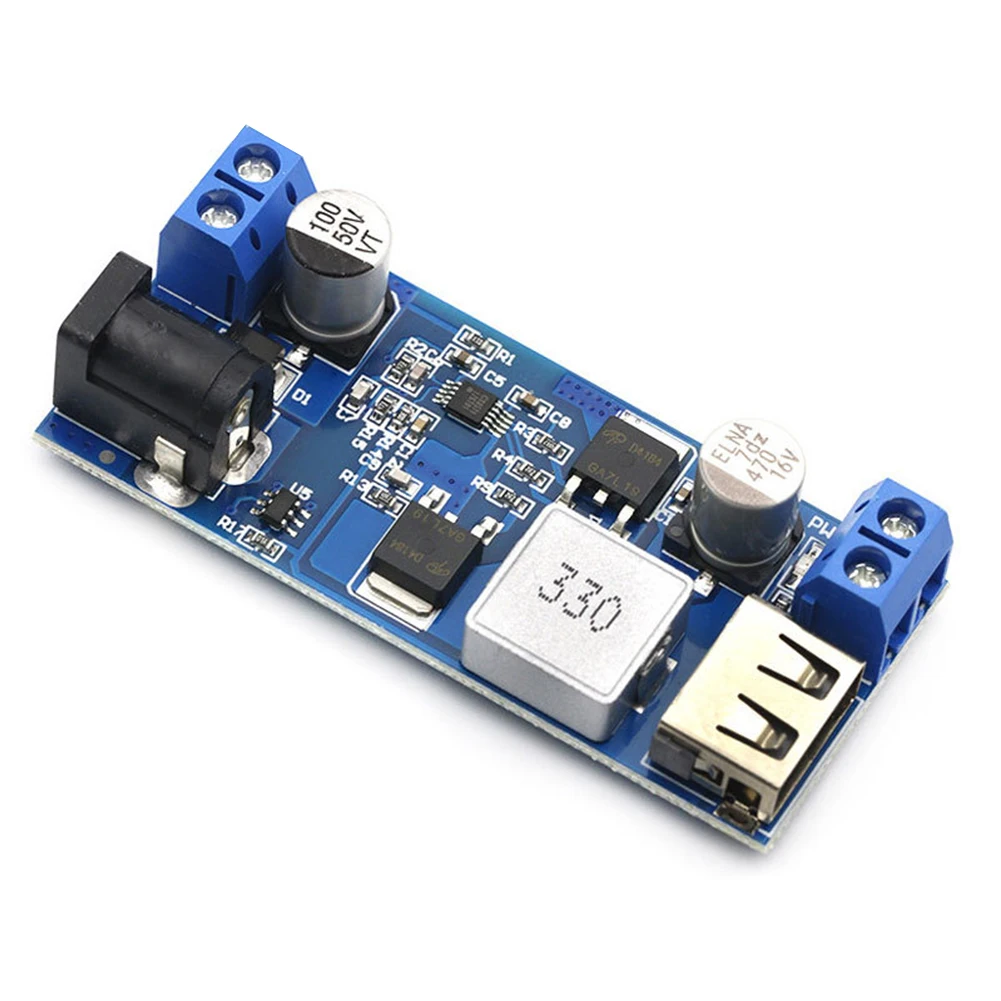 DC-DC 24V 12V To 5V 5A Step Down Power Supply Converter USB Charging Module Power Supply Converter Module DC 9V - 36V Electrical
DC-DC 24V 12V To 5V 5A Step Down Power Supply Converter USB Charging Module Power Supply Converter Module DC 9V - 36V Electrical