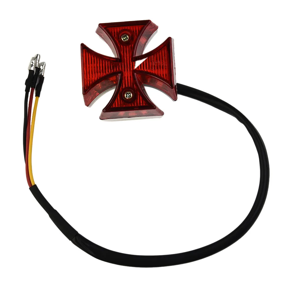 Rear License Motorcycle Tail Light Brake Running Cross LED Plate Distinctive Universal Quads Chrome Choppers DC 12V
Rear License Motorcycle Tail Light Brake Running Cross LED Plate Distinctive Universal Quads Chrome Choppers DC 12V